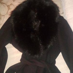 Black trench coat Michael kors